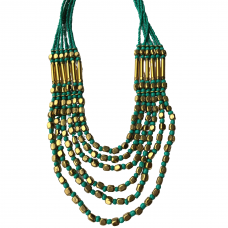 Brass Turquoise Pote Mala